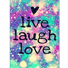 DIY Full Drill Round Diamond Painting Starry Sky Words  PW698