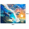 DIY Paint By Number Kits-Dolphin (40*50 CM) PW609