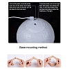 Personalized three colors photo humidifier moon lamp PW037