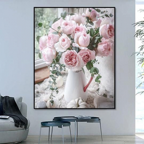 Flower Rose Paint By Numbers Kits  PW161