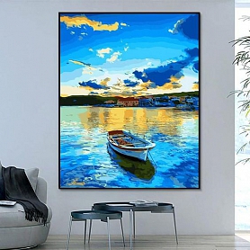 Landscape Boats Paint By Numbers Kits PW382