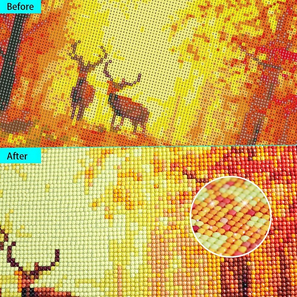 Warm Snow Light Full Drill 5D Diamond Painting Kit PW471