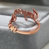 Personalized Double Name Ring PW864