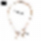 Simple elegant star pearl necklace PWB138