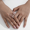 Colorful Butterly Sparkly Ring PWB176