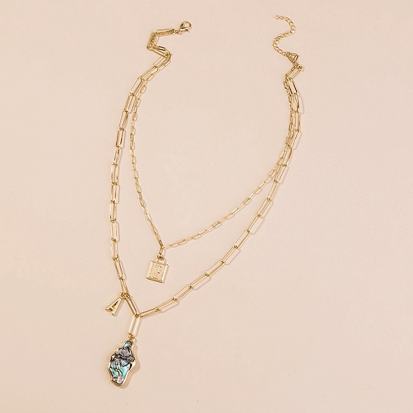 Multi-Layer Shell Necklace PW933