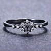 S925 Sterling Silver Snowflake Ring PWB241