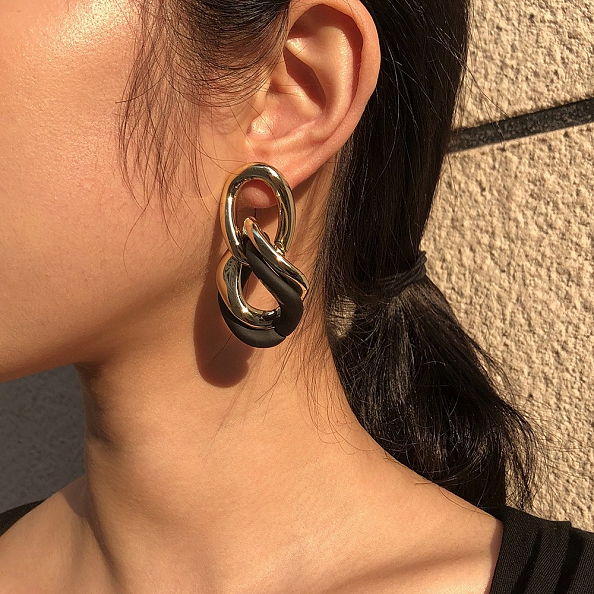 Baroque retro earrings PWB211