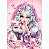 DIY  Full Round Diamond Painting-Girl And Horse PW806