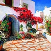 Landscape Greece Santorini Paint By Numbers Kits PW286
