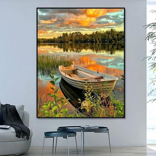 Landscape Boats Paint By Numbers Kits PW164