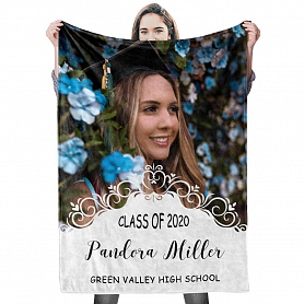 Custom Graduation blanket Unique Graduation Gift PW209
