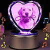 Colorful Crystal Music Night Light with Picture PW043
