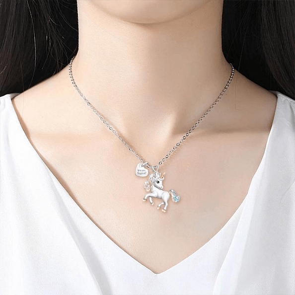 Cute Unicorn Necklace PWB081
