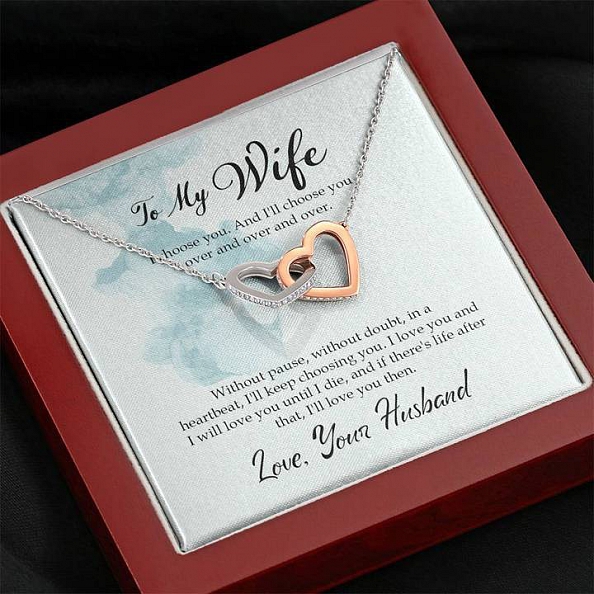 I WILL CHOOSE YOU OVER AND OVER Necklace PWB351