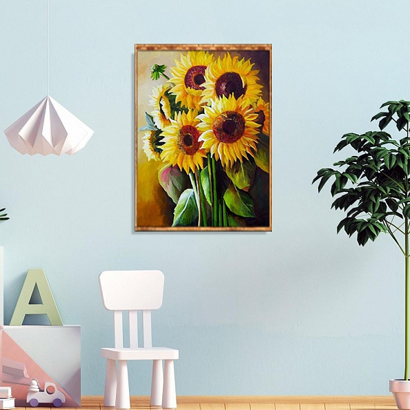 DIY  Full Square Diamond Painting Sunflower PW731