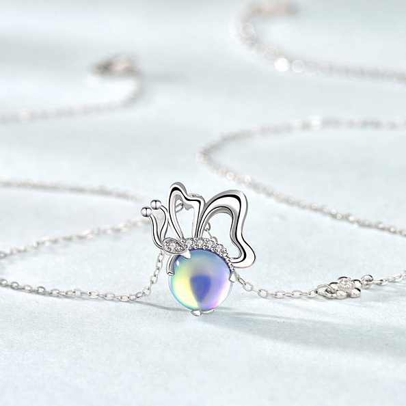 Butterfly Pendant Necklace PWB484