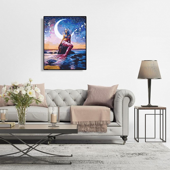 DIY Paint By Numbers Kit(16x20in40x50cm) - Mermaid  PW791