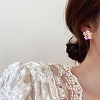 Blooming Flower Crystal Earrings PWB257