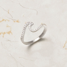 S925 Can't Stop The Wave Ring PWB275
