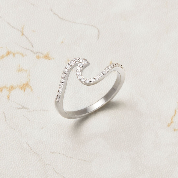 S925 Can't Stop The Wave Ring PWB275