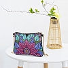 DIY Leather Shoulder Bag Diamond Painting Flowers PW627