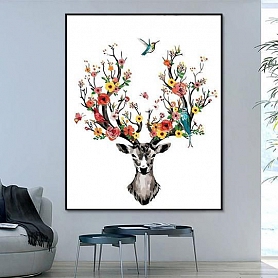 Animal Deer Paint By Numbers Kits PW128