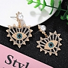 Heart Shape EVIL EYE EARRINGS PWB069