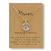 12 Constellation Zodiac Necklace PWB118