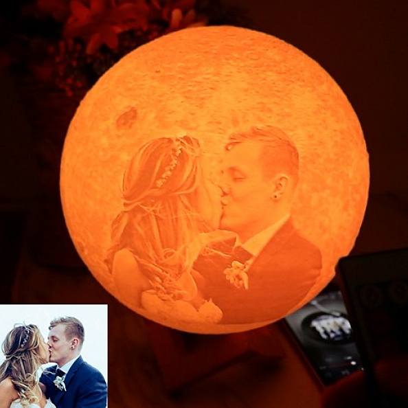 Bluetooth - Personalized Photo Moon Lamp PW035