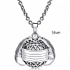 Expanding Photo Necklace Locket Ball PW869