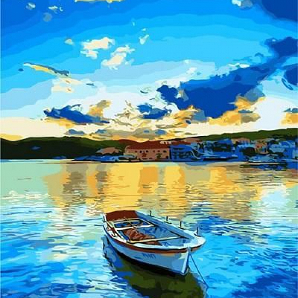 Landscape Boats Paint By Numbers Kits PW382