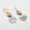Retro Coin Circle Earrings PWB135