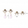 Pearl and Bee Earrings PWB308
