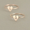 Heart Ring with Initials PW839