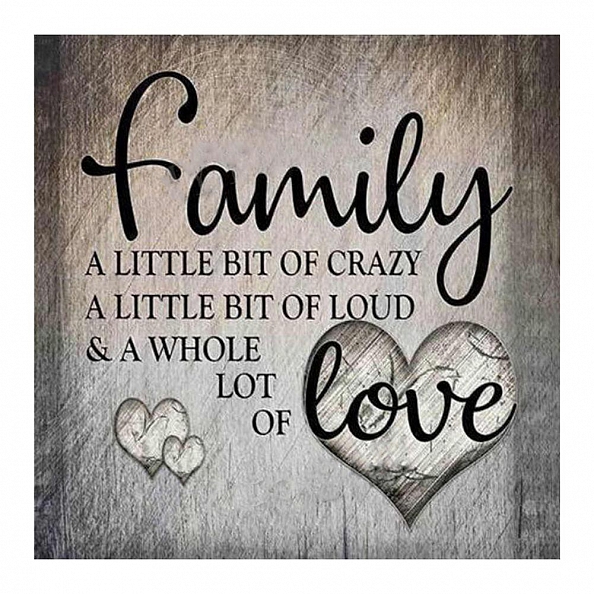 DIY Full Round Diamond Painting-Family Love -PW682
