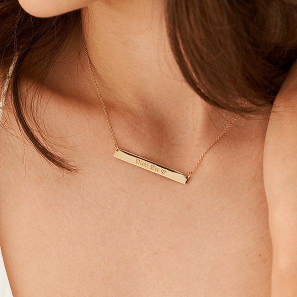Personalized Bar Necklace PW910