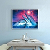 Partial Drill Diamond Painting-Two Dolphins PW715