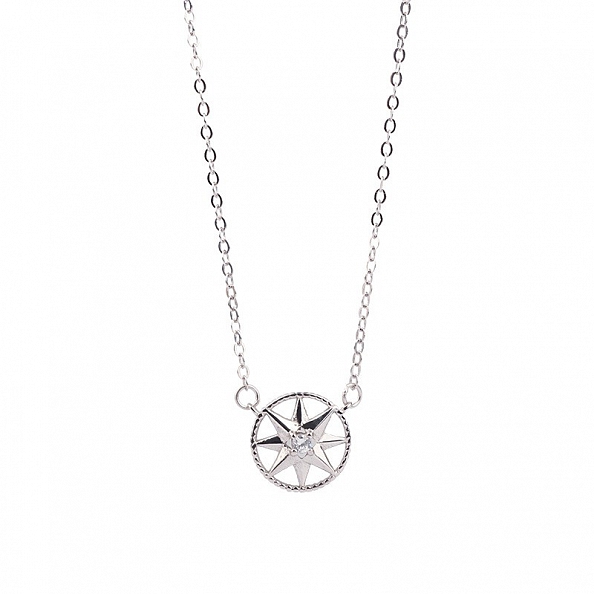 Octopus Compass Necklace PWB469