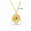 925 Sterling Silver Devil's Eye Necklace PWB018