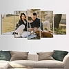 Father's Day Gifts Custom Photo 5pcs Contemporary Painting Family Gifts Home Decor PW248