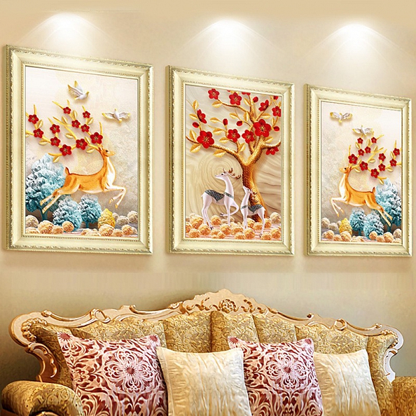 DIY Full Round Drill Diamond Painting - Deer PW821