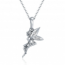 Flower Angel Pendant Necklace PWB391