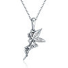 Flower Angel Pendant Necklace PWB391