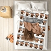 Custom Dog Blankets Personalized Pet Blankets Face Photo Blanket PW142