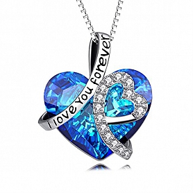 I love your foever Heart Pendant Necklace PW835