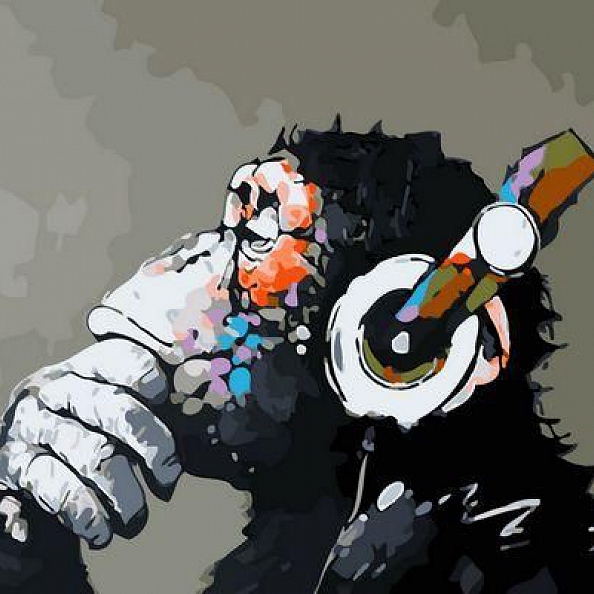 Animal Monkey Paint By Numbers Kits 102