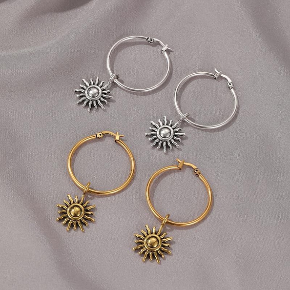 Sunshine Hoop Earrings PWB536