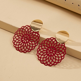 Hollowed-out earrings PWB130