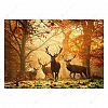 5D Full Drill Diamond Painting-Cute Deer PW734